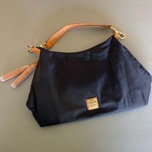 Dooney & Bourke Nylon and Leather navy bag